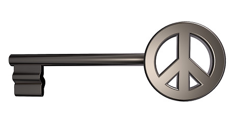 Image showing peace key