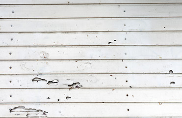 Image showing grungy white background of natural wood