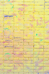 Image showing Graffiti On Brick Wall