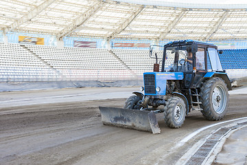 Image showing grader to soccer fields