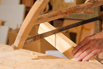 Image showing Sawing