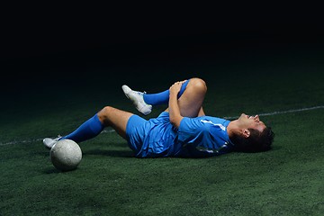 Image showing soccer injury