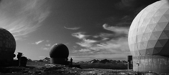 Image showing Radar domes