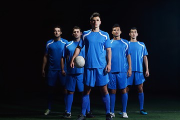 Image showing soccer players team