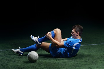 Image showing soccer injury