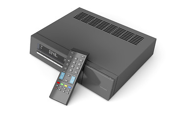 Image showing Digital receiver with remote control