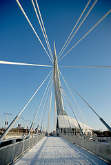 Image showing Provencher Bridge Winter