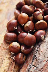 Image showing edible chestnuts