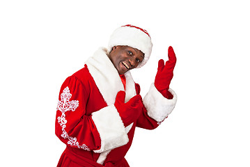 Image showing black santa