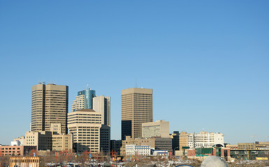 Image showing Winnipeg Skyline with Room for Text