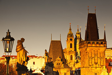 Image showing Charles Bridge in Prague