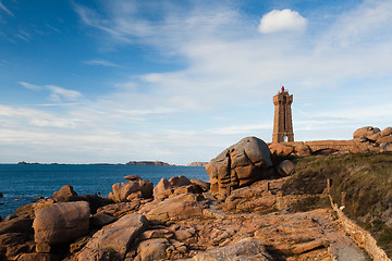 Image showing Pors Kamor lighthouse