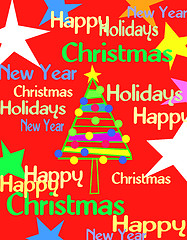 Image showing Christmas card