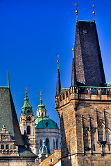 Image showing Prague towers 