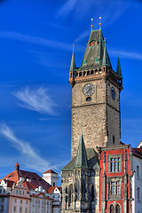 Image showing City hall at the Old Town Square in Prague