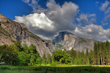 Image showing The sunset in Yosemite National Park