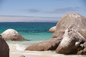 Image showing On the beach in Galicia