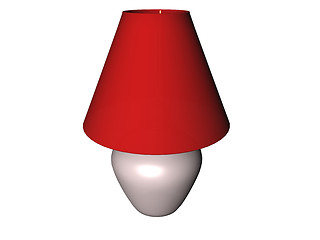 Image showing Red lamp