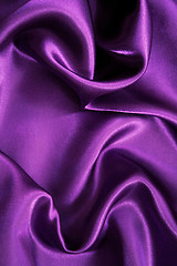 Image showing Smooth elegant lilac silk 