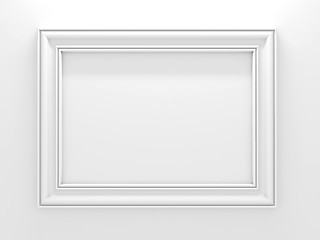 Image showing White photo frame.