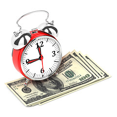 Image showing Time is Money 3D Concept.