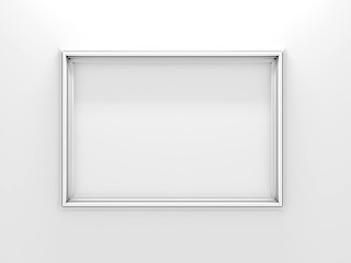 Image showing White photo frame.