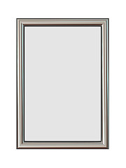 Image showing Vertical Metal Frame Isolated on White.