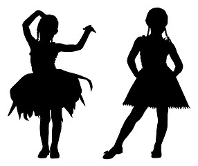 Image showing Small ballerinas