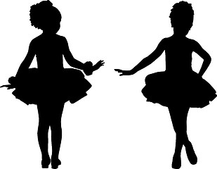 Image showing Small ballerinas