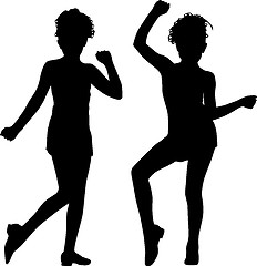 Image showing Dancing girls