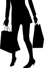 Image showing Shopping mania