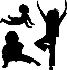 Image showing Child's yoga