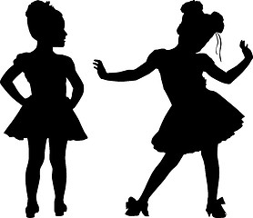 Image showing Small ballerinas