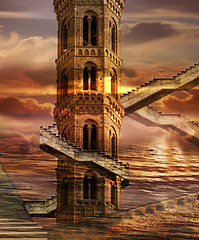 Image showing Ethereal towers