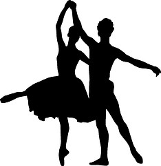 Image showing Ballet dancers