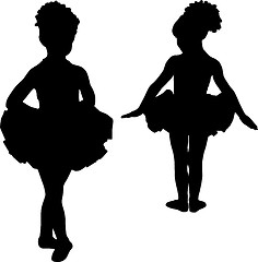 Image showing Small ballerinas