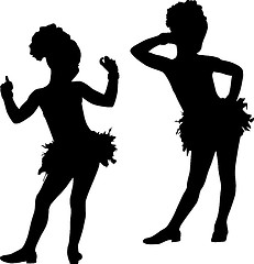 Image showing Small ballerinas