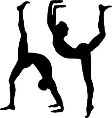 Image showing Yoga and stretching