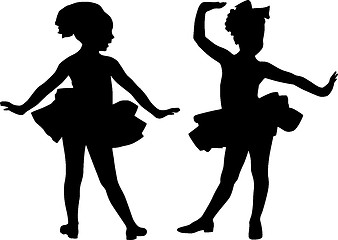 Image showing Small ballerinas