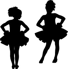 Image showing Small ballerinas