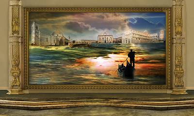 Image showing Quadro nel museo del surrealismo