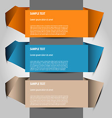 Image showing Vector option templates 