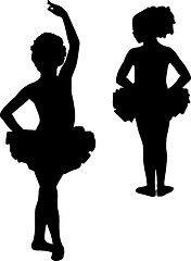 Image showing Small ballerinas
