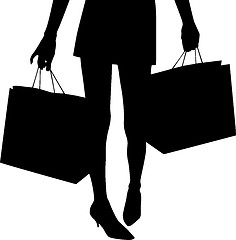 Image showing Shopping mania