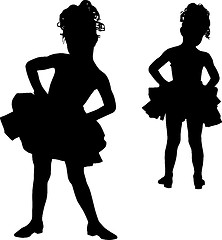 Image showing Small ballerinas