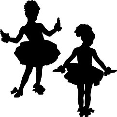Image showing Small ballerinas