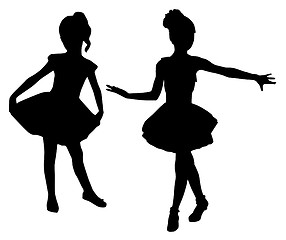 Image showing Small ballerinas