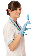 Image showing doctor with syringe