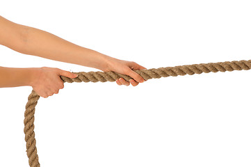 Image showing tug of war