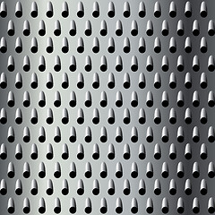 Image showing Metal grater texture
